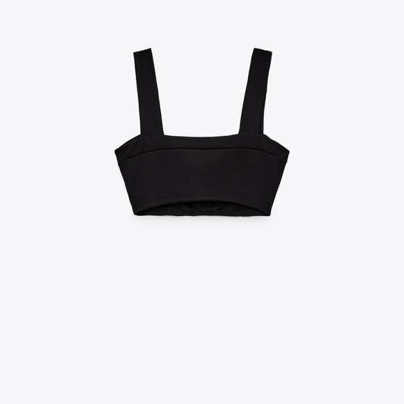 Zara limited edition textured buttoned crop top - Picture 7 of 8